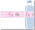 Carriage Pink - Personalized Baby Shower Water Bottle Labels thumbnail