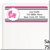 Carriage - Baby Shower Return Address Labels