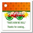 Casino Night Vegas Style - Personalized Birthday Party Card Stock Favor Tags thumbnail