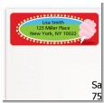 Circus Cotton Candy - Birthday Party Return Address Labels thumbnail
