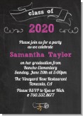 Chalkboard Celebration - Graduation Party Invitations