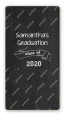 Chalkboard Celebration - Custom Rectangle Graduation Party Sticker/Labels thumbnail