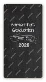 Chalkboard Celebration - Custom Rectangle Graduation Party Sticker/Labels