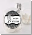Champagne Glasses - Personalized Bridal Shower Candy Jar thumbnail