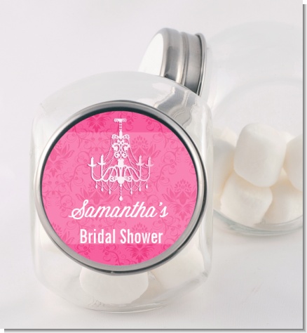 Chandelier - Personalized Bridal Shower Candy Jar
