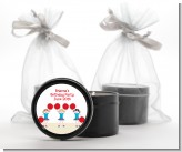 Cheerleader - Birthday Party Black Candle Tin Favors