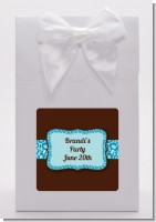 Cheetah Print Blue - Birthday Party Goodie Bags