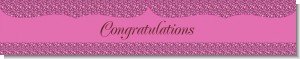 Cheetah Print Pink - Personalized Birthday Party Banners