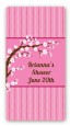 Cherry Blossom - Custom Rectangle Baby Shower Sticker/Labels thumbnail