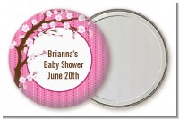 Cherry Blossom - Personalized Baby Shower Pocket Mirror Favors