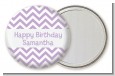 Chevron Purple - Personalized Birthday Party Pocket Mirror Favors thumbnail
