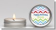 Chevron Rainbow - Birthday Party Candle Favors thumbnail