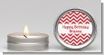 Chevron Red - Birthday Party Candle Favors thumbnail