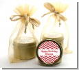 Chevron Red - Birthday Party Gold Tin Candle Favors thumbnail