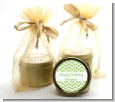 Chevron Sage Green - Birthday Party Gold Tin Candle Favors thumbnail