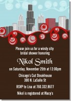 Chicago Skyline - Bridal Shower Invitations