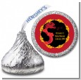 Chinese New Year Dragon - Hershey Kiss Baby Shower Sticker Labels thumbnail