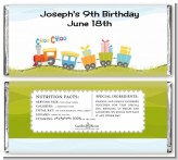 Choo Choo Train - Personalized Birthday Party Candy Bar Wrappers