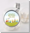 Choo Choo Train - Personalized Baby Shower Candy Jar thumbnail