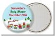 Choo Choo Train Christmas Wonderland - Personalized Baby Shower Pocket Mirror Favors thumbnail