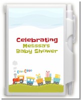 Choo Choo Train - Baby Shower Personalized Notebook Favor