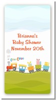 Choo Choo Train - Custom Rectangle Baby Shower Sticker/Labels