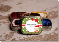 Christmas Baby Caucasian - Personalized Christmas Mint Tins
