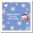 Christmas Baby Snowflakes - Personalized Baby Shower Card Stock Favor Tags thumbnail