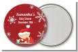 Christmas Baby Snowflakes - Personalized Baby Shower Pocket Mirror Favors thumbnail