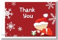 Christmas Baby Snowflakes - Baby Shower Thank You Cards thumbnail