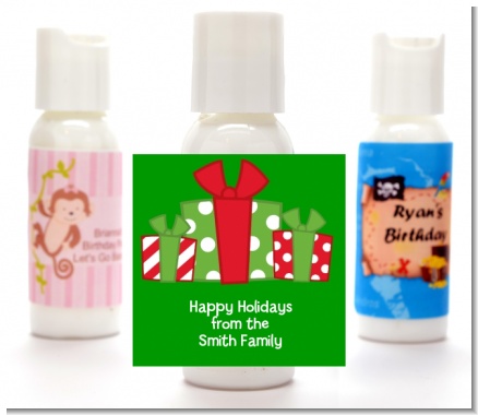 Christmas Gift Boxes - Personalized Christmas Lotion Favors