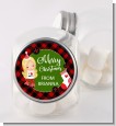 Christmas Girl - Personalized Christmas Candy Jar thumbnail