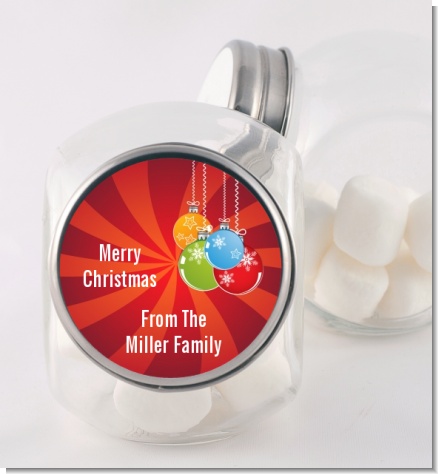 Christmas Ornaments - Personalized Christmas Candy Jar