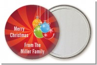 Christmas Ornaments - Personalized Christmas Pocket Mirror Favors