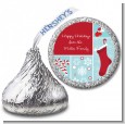 Christmas Spectacular - Hershey Kiss Christmas Sticker Labels thumbnail
