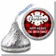 Christmas Time - Hershey Kiss Christmas Sticker Labels thumbnail