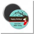 Christmas Tree and Stocking - Personalized Christmas Magnet Favors thumbnail
