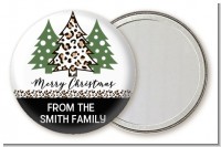 Christmas Tree Cheetah - Personalized Christmas Pocket Mirror Favors