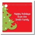 Christmas Tree - Personalized Christmas Card Stock Favor Tags thumbnail
