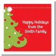 Christmas Tree - Personalized Christmas Card Stock Favor Tags thumbnail