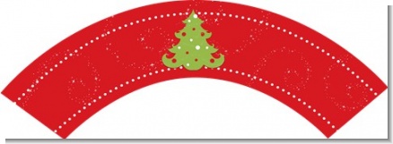Christmas Tree - Christmas Cupcake Wrappers