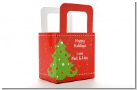 Christmas Tree - Personalized Christmas Favor Boxes