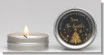Christmas Tree Gold Glitter - Christmas Candle Favors thumbnail