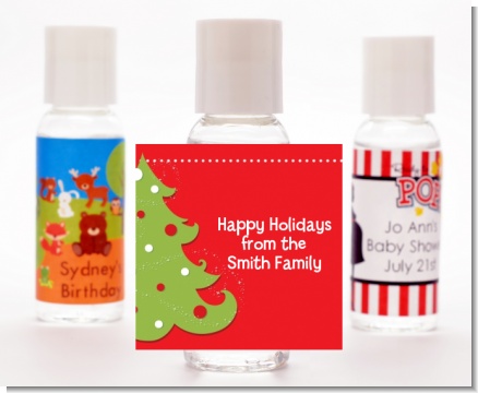 Christmas Tree - Personalized Christmas Hand Sanitizers Favors