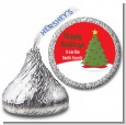 Christmas Tree - Hershey Kiss Christmas Sticker Labels thumbnail
