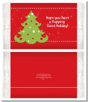 Christmas Tree - Personalized Popcorn Wrapper Christmas Favors