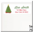 Christmas Tree - Christmas Return Address Labels thumbnail