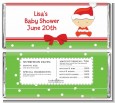 Christmas Baby Caucasian - Personalized Baby Shower Candy Bar Wrappers thumbnail