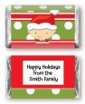 Christmas Baby Caucasian - Personalized Baby Shower Mini Candy Bar Wrappers thumbnail