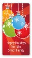 Christmas Ornaments - Custom Rectangle Christmas Sticker/Labels thumbnail